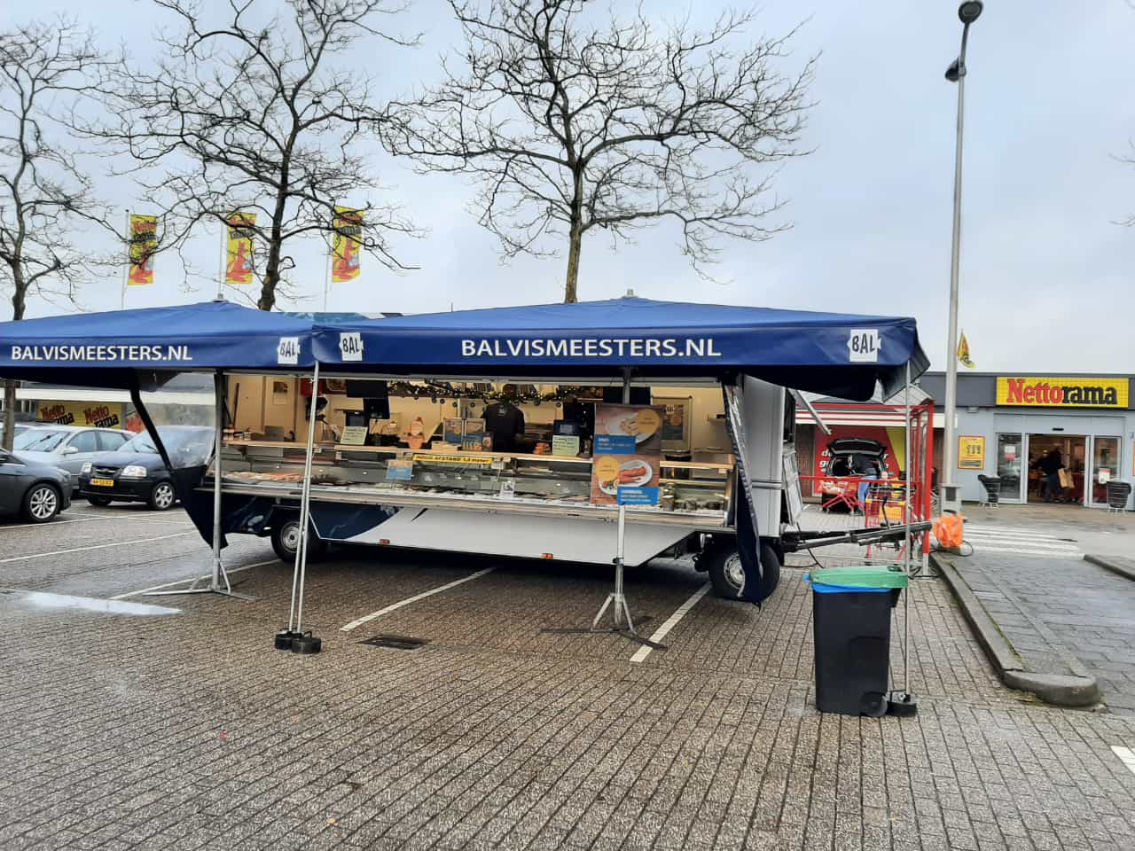 Foto verkoopwagen bij Nettorama Rijssen